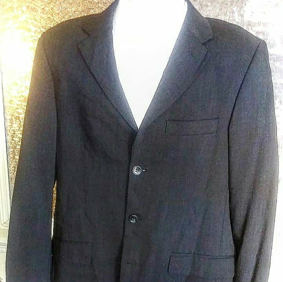 Emmauel Ungaro Suit Black Jacket size 39R - Picture 2 of 3